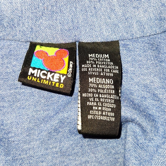 Disney~ Vintage Mickey Mouse Kangaroo Pocket Sweatshirt Size M - Picture 7 of 7